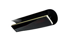 Weathershield 5 Black Accessorie - Studio Image by Heatscope Heaters