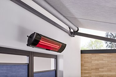 Modern Garden Design - Infrared radiant heaters